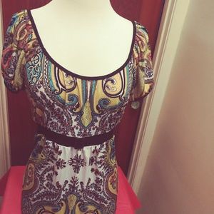 Paisley Top Inc International Concepts Size L